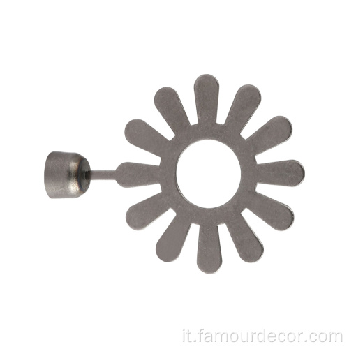 Terrena a testa di girasole in ferro battuto all'ingrosso